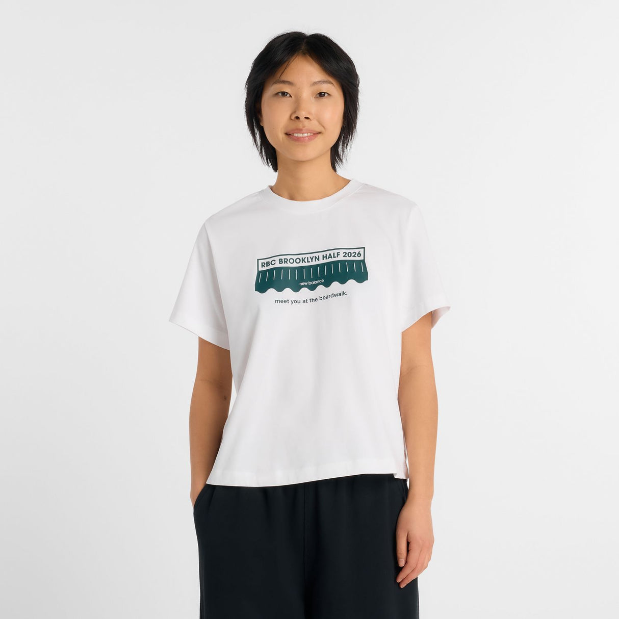 New Balance Women's RBC Brooklyn Half Training Graphic T-Shirt-1