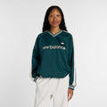 New Balance Women's Satin Woven Pullover-1