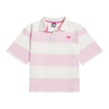 New Balance Girls' Striped Rugby Polo-1