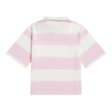 New Balance Girls' Striped Rugby Polo-8