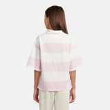 New Balance Girls' Striped Rugby Polo-2