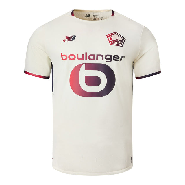 New Balance Men's Lille LOSC Away Short Sleeve Soccer Jersey-1