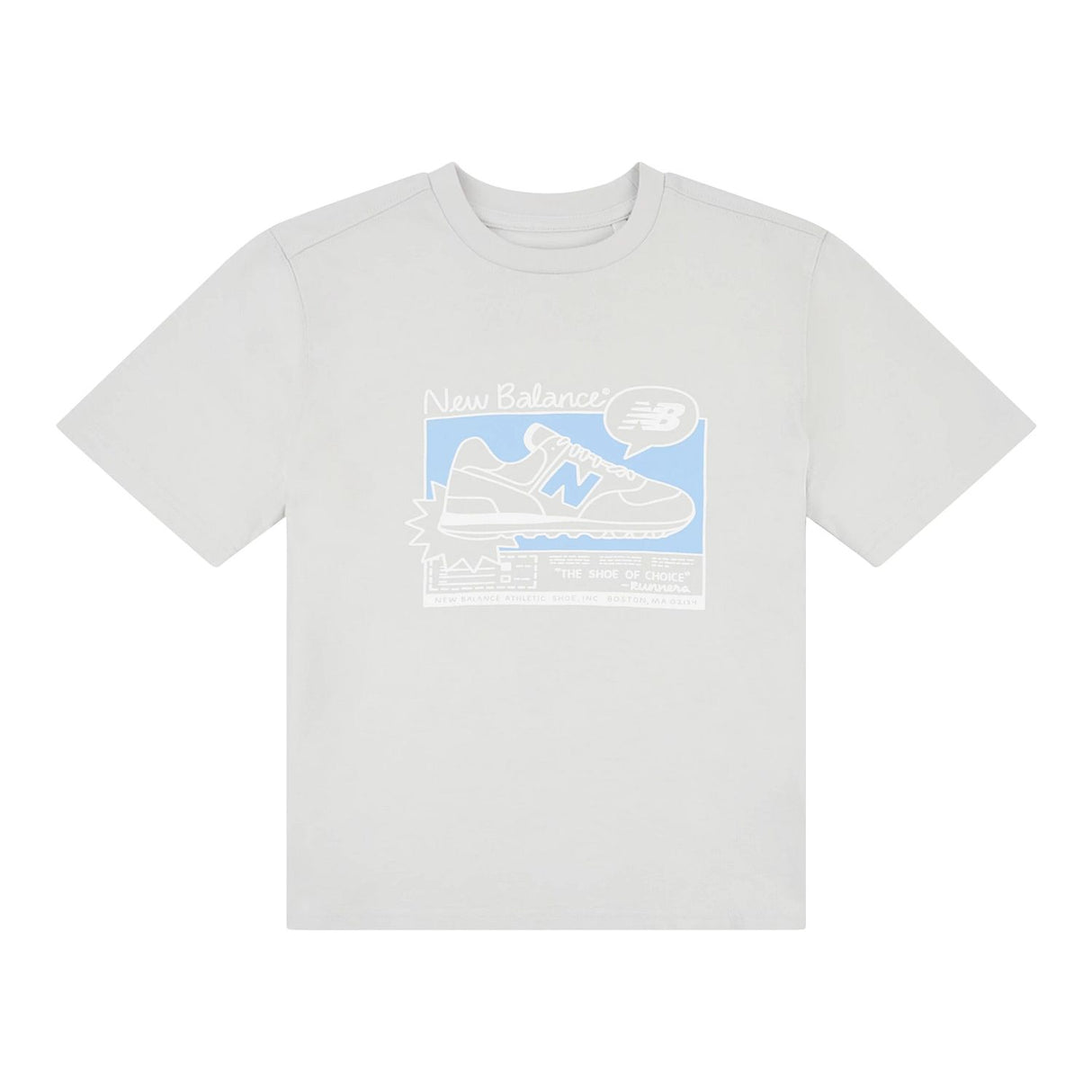 New Balance Boys' Sneaker Poster Graphic T-Shirt-1