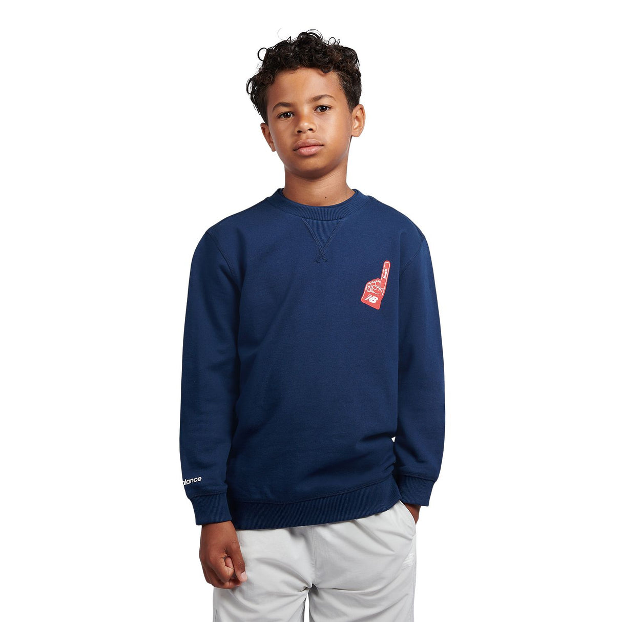 New Balance Boys' Stadium Concession Graphic French Terry Crew-7