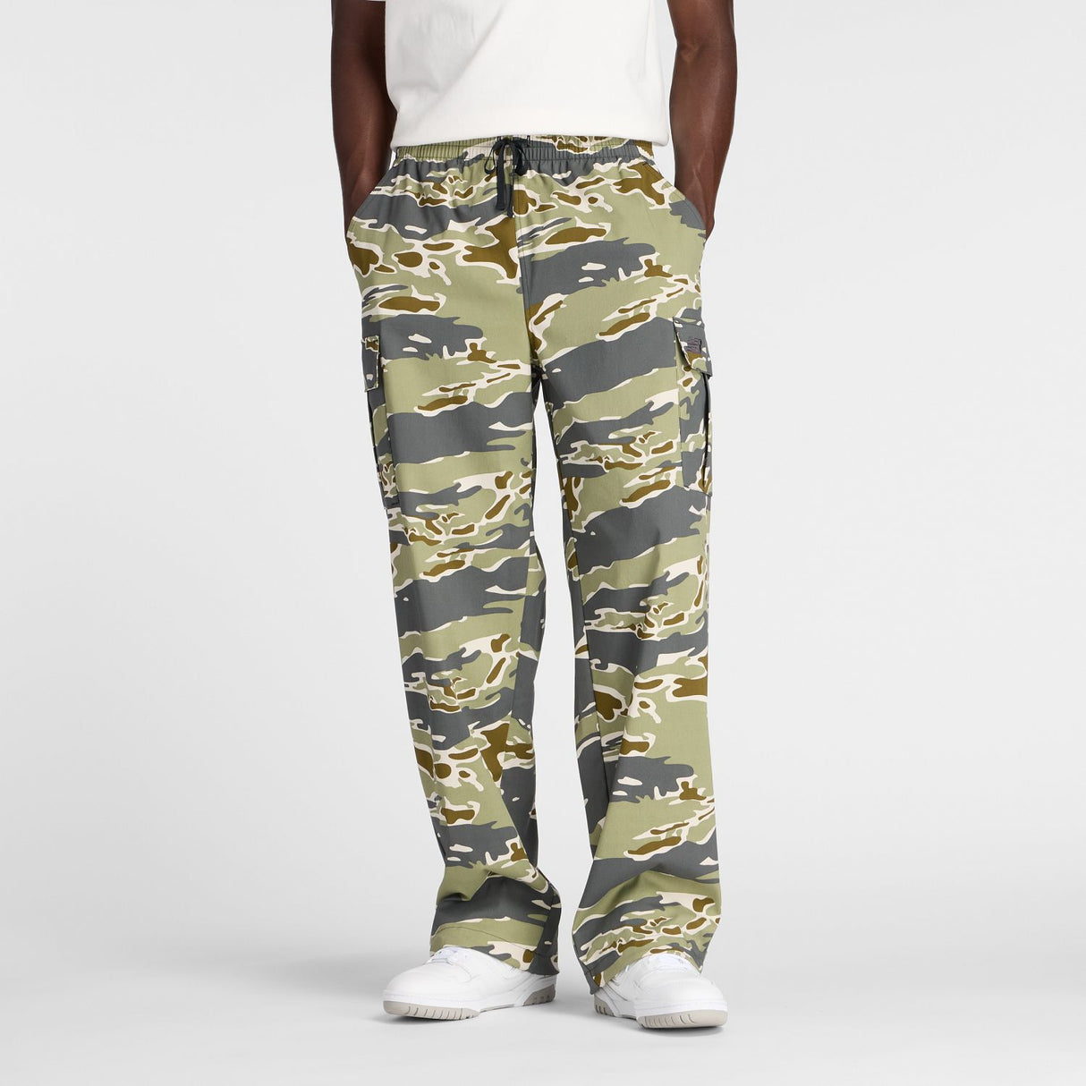 New Balance Men's Cotton Twill Printed Cargo Pants-1