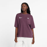 New Balance Women's NYC Marathon Graphic Oversized Jersey T-Shirt-1