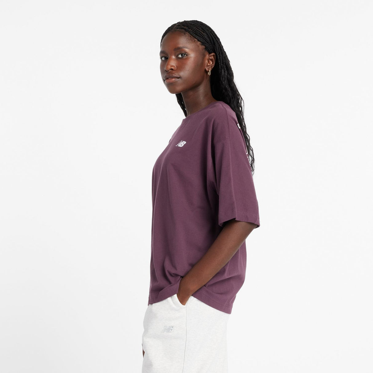 New Balance Women's NYC Marathon Graphic Oversized Jersey T-Shirt-2