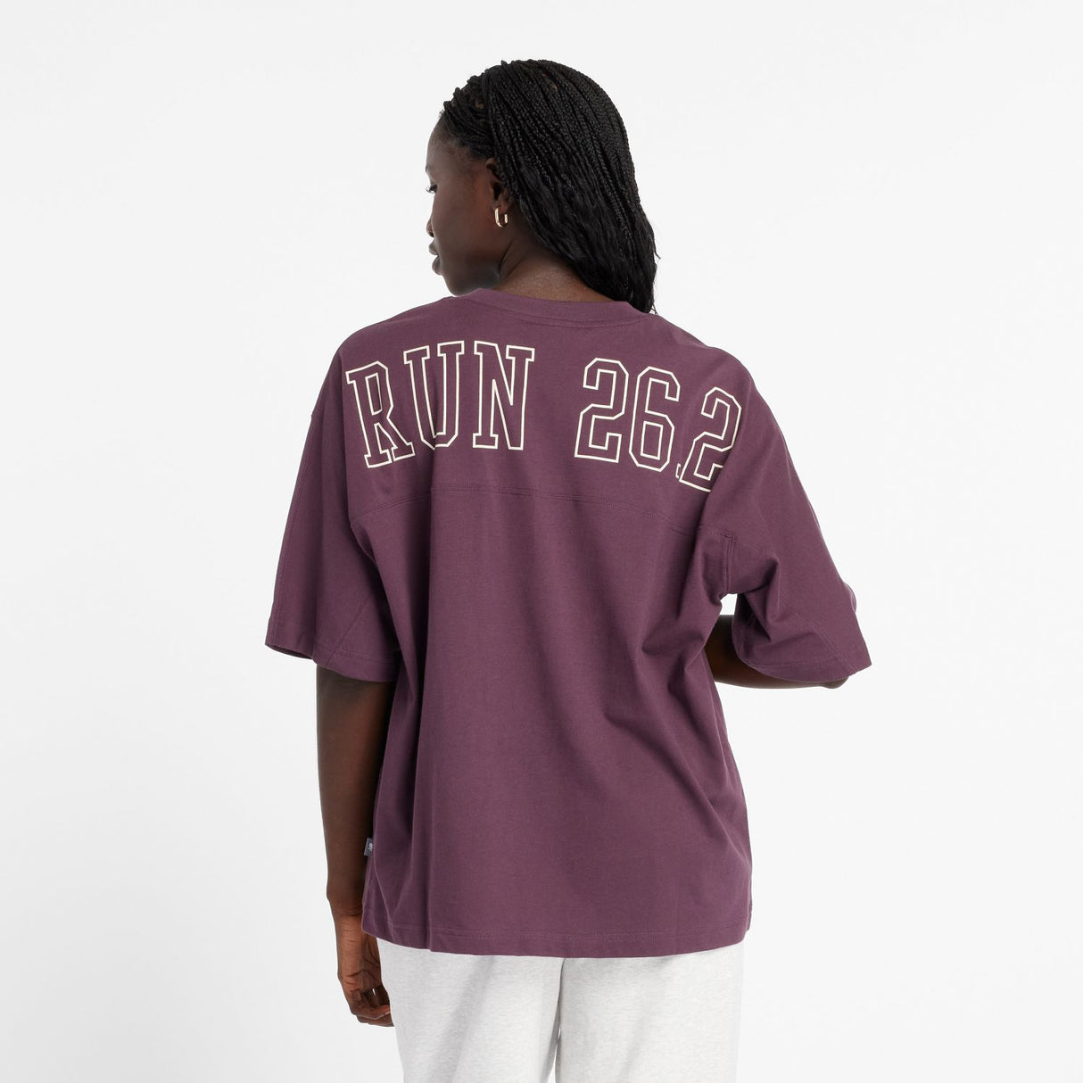 New Balance Women's NYC Marathon Graphic Oversized Jersey T-Shirt-3