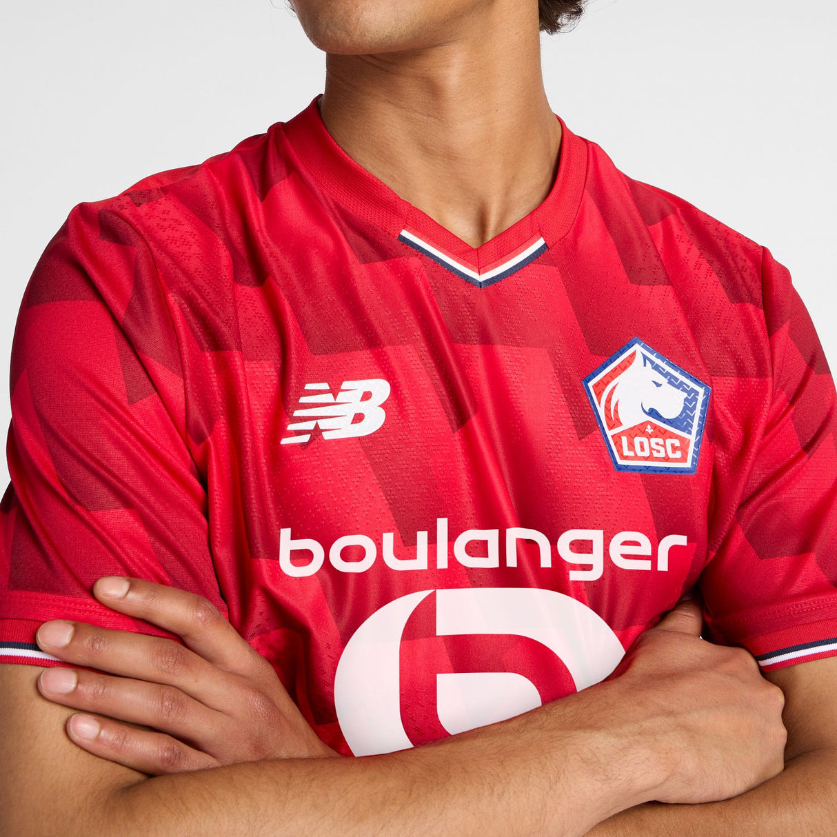 6/1 New Balance Men's Lille LOSC Home Elite Soccer Jersey-4