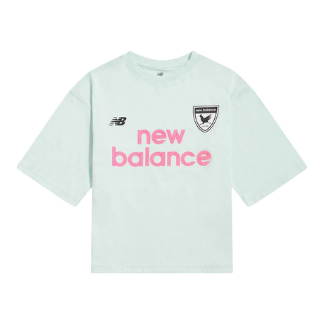 New Balance Girls' Soccer Badge Graphic T-Shirt-1