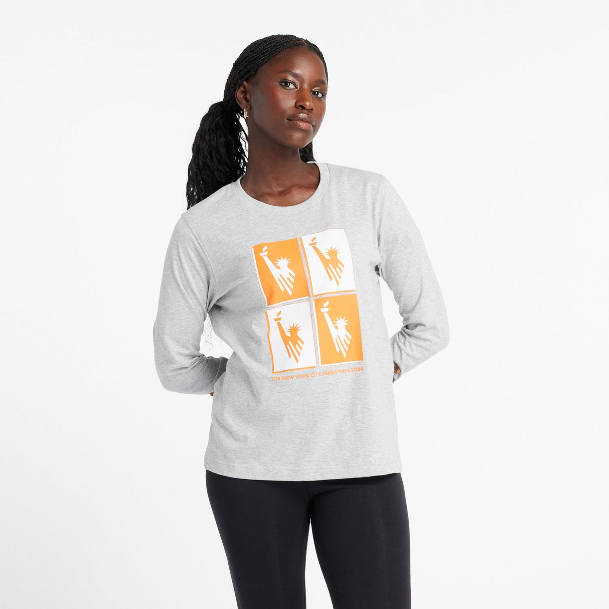 New Balance Women's NYC Marathon Graphic Long Sleeve-1