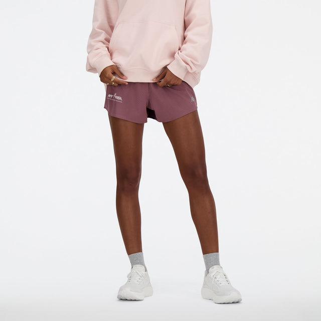 New Balance Women's Run For Life Crew RC Shorts 3-1