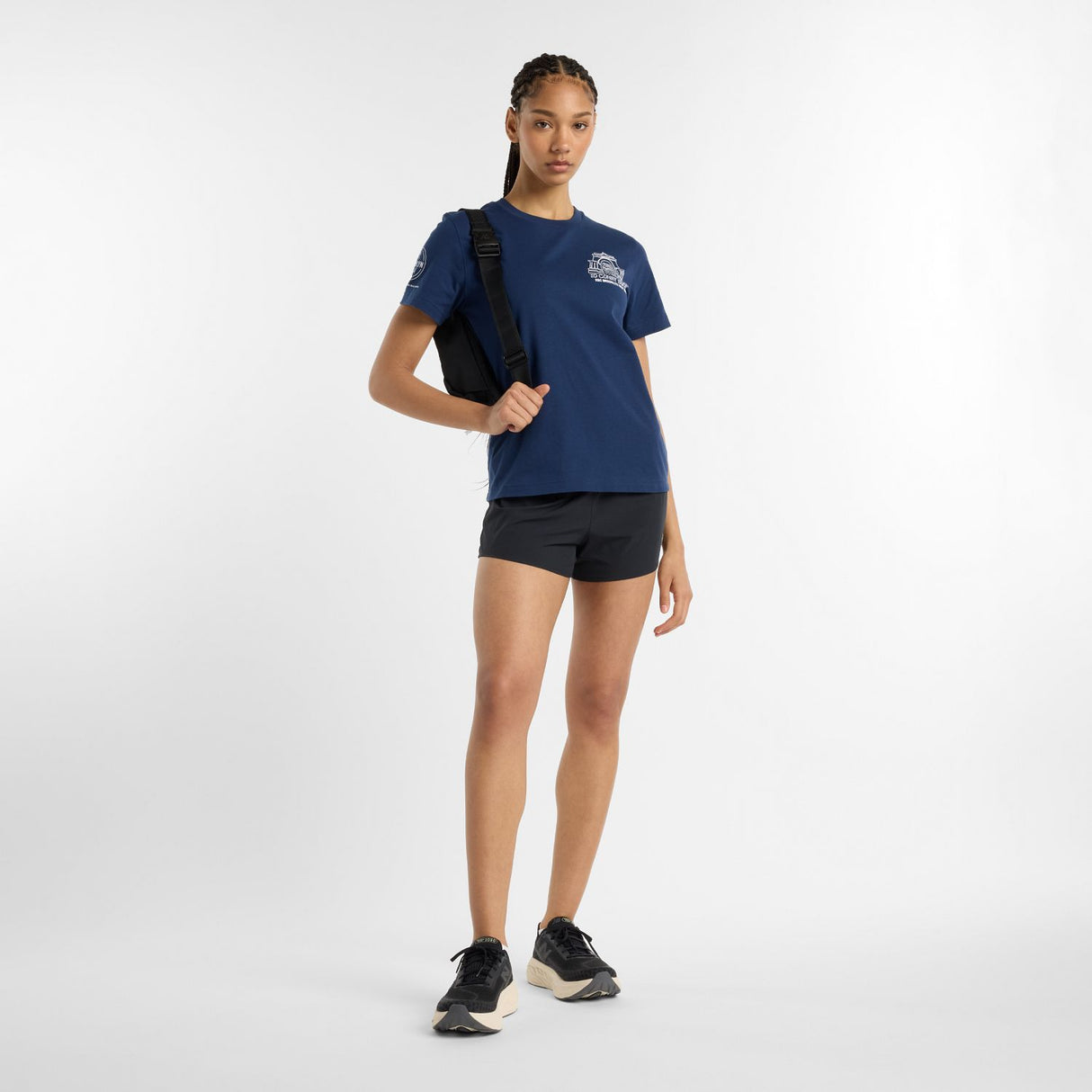 New Balance Women's RBC Brooklyn Half Graphic T-Shirt-1