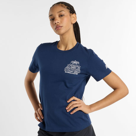 New Balance Women's RBC Brooklyn Half Graphic T-Shirt-2