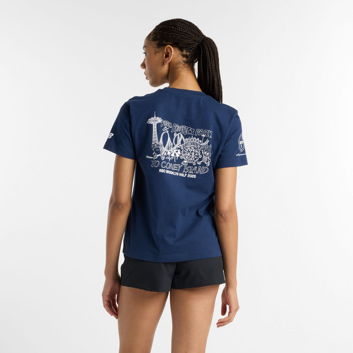 New Balance Women's RBC Brooklyn Half Graphic T-Shirt-5