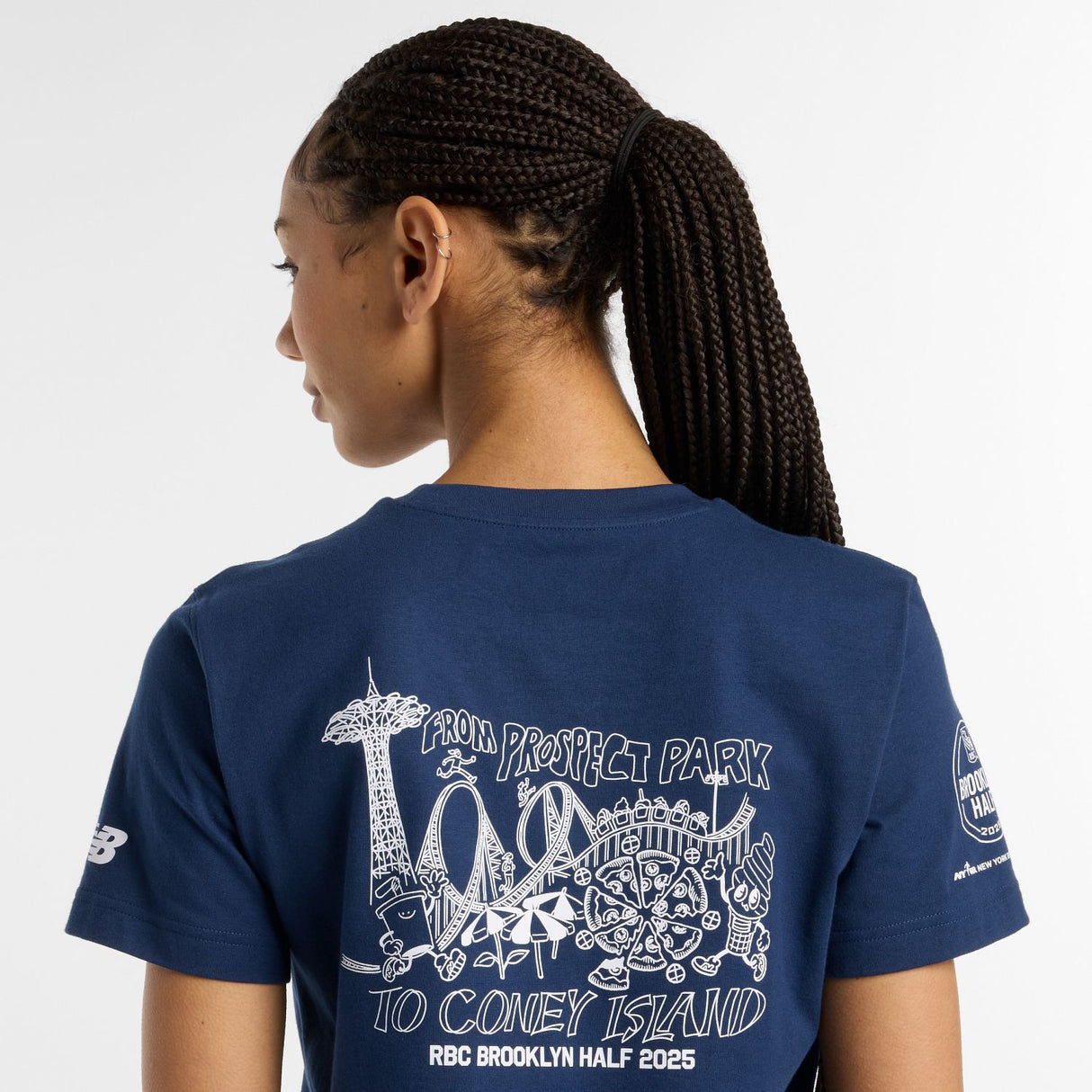 New Balance Women's RBC Brooklyn Half Graphic T-Shirt-6