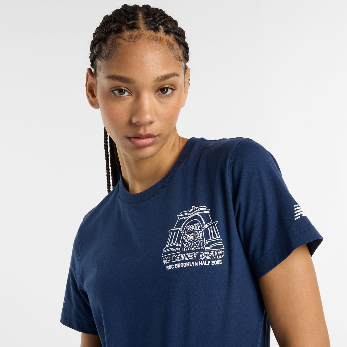 New Balance Women's RBC Brooklyn Half Graphic T-Shirt-7
