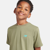 New Balance Boys' Athletics AOP Fill Logo T-Shirt-8