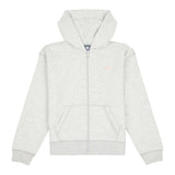 New Balance Girls' French Terry Small Logo Zip Hoodie-1