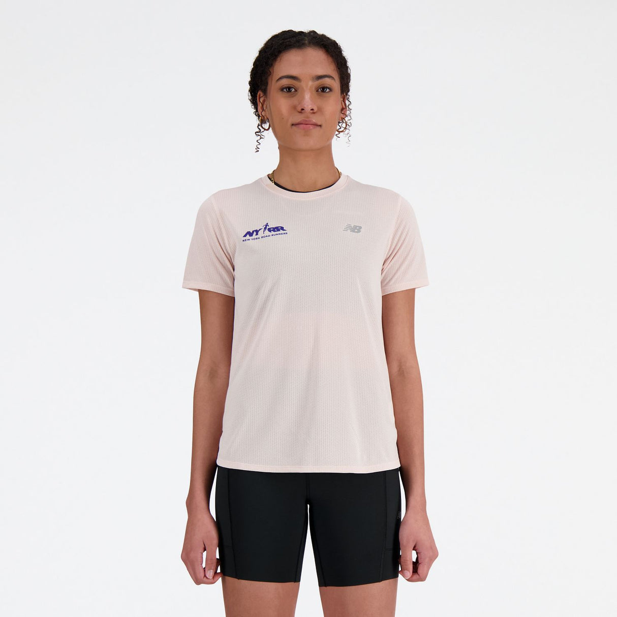 New Balance Women's Run For Life Crew Athletics T-Shirt-1