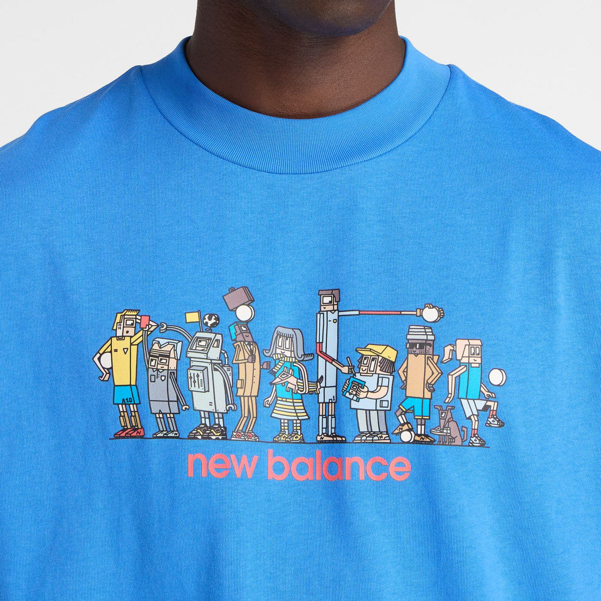 New Balance Men's Ghica Line Up Oversized T-shirt-4