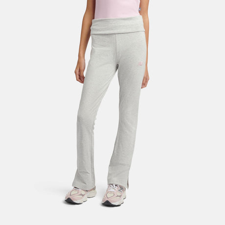 New Balance Girls' Roll Down Flare Leggings-1