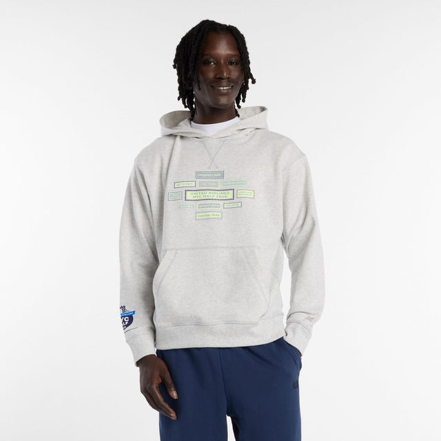 New Balance Men's United Airlines NYC Half Athletics French Terry Hoodie-1