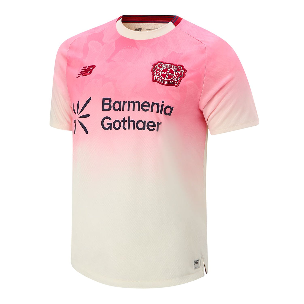 New Balance Men's Bayer 04 Away Short Sleeve Soccer Jersey-1