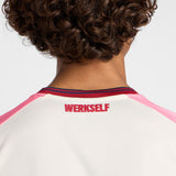 New Balance Men's Bayer 04 Away Short Sleeve Soccer Jersey-9