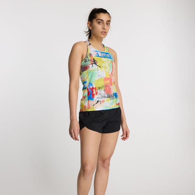 New Balance Women's RBC Brooklyn Half Printed Singlet-1