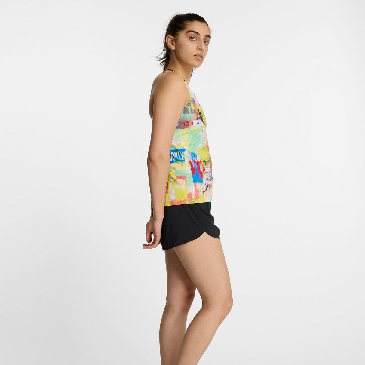 New Balance Women's RBC Brooklyn Half Printed Singlet-3
