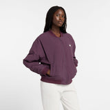 New Balance Women's Graphic Woven Bomber Jacket-1