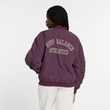 New Balance Women's Graphic Woven Bomber Jacket-3