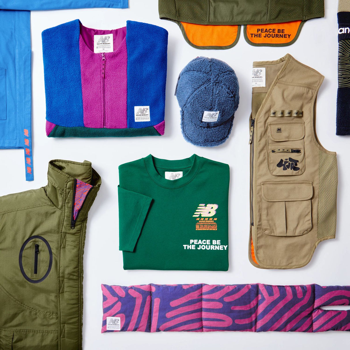 New Balance X Salehe Bembury YURT Scarf-7