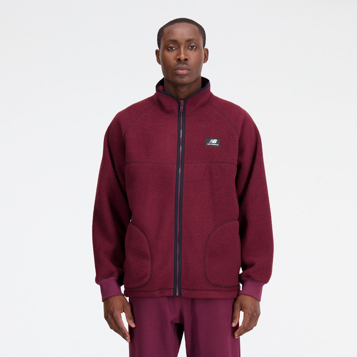 New Balance Men's Athletics Polar Fleece Full Zip-1