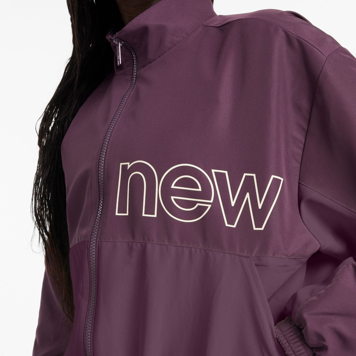 New Balance Women's Graphic Woven Jacket-5
