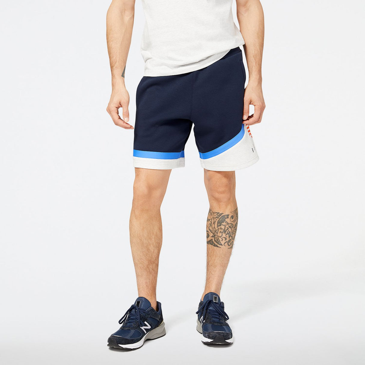 New Balance Men's Hoops Abstract Shorts-1
