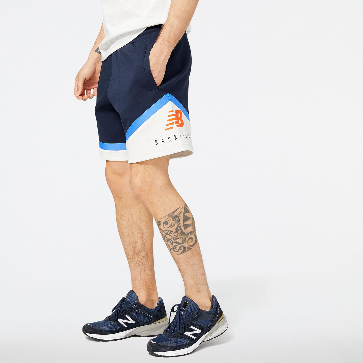 New Balance Men's Hoops Abstract Shorts-2