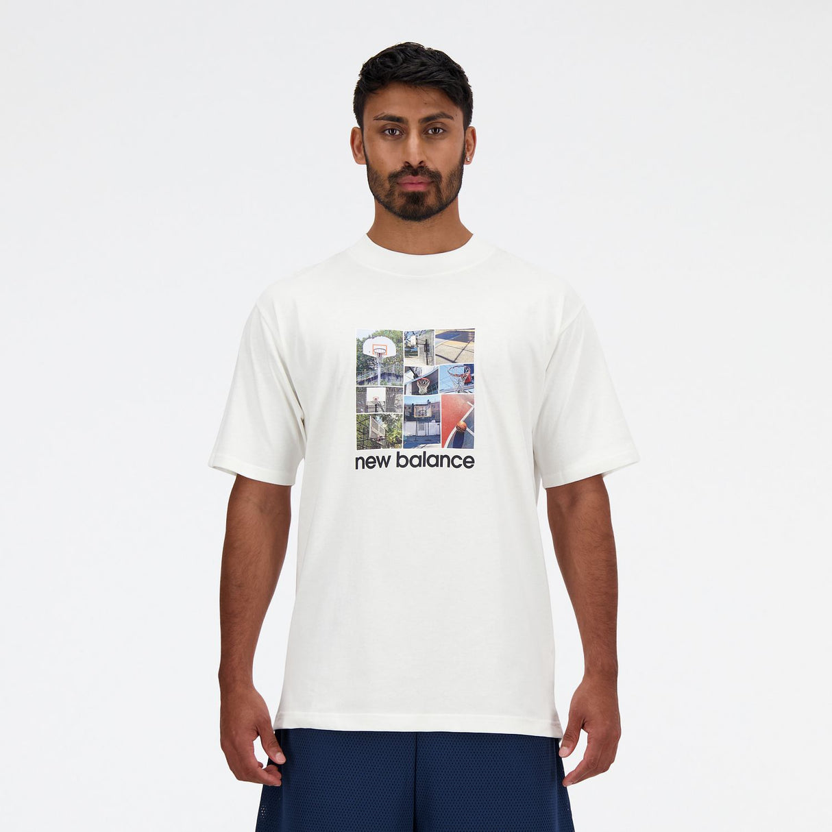 New Balance Men's Hoops Graphic T-Shirt-1