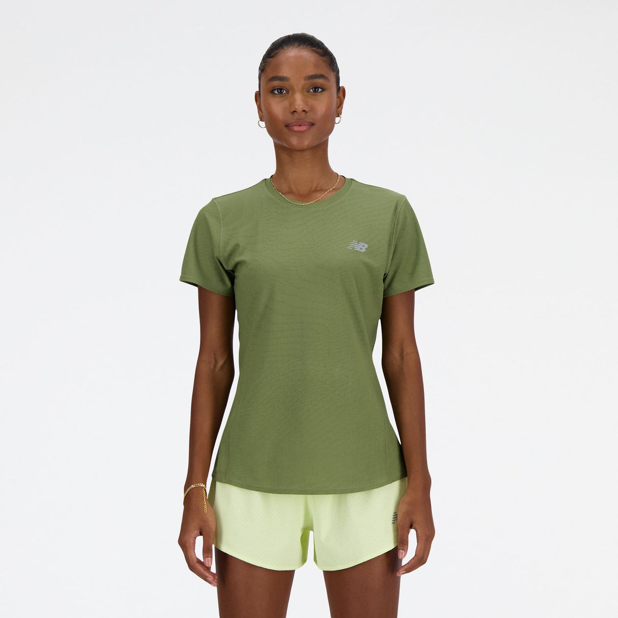 New Balance Women's Jacquard Slim T-Shirt-3