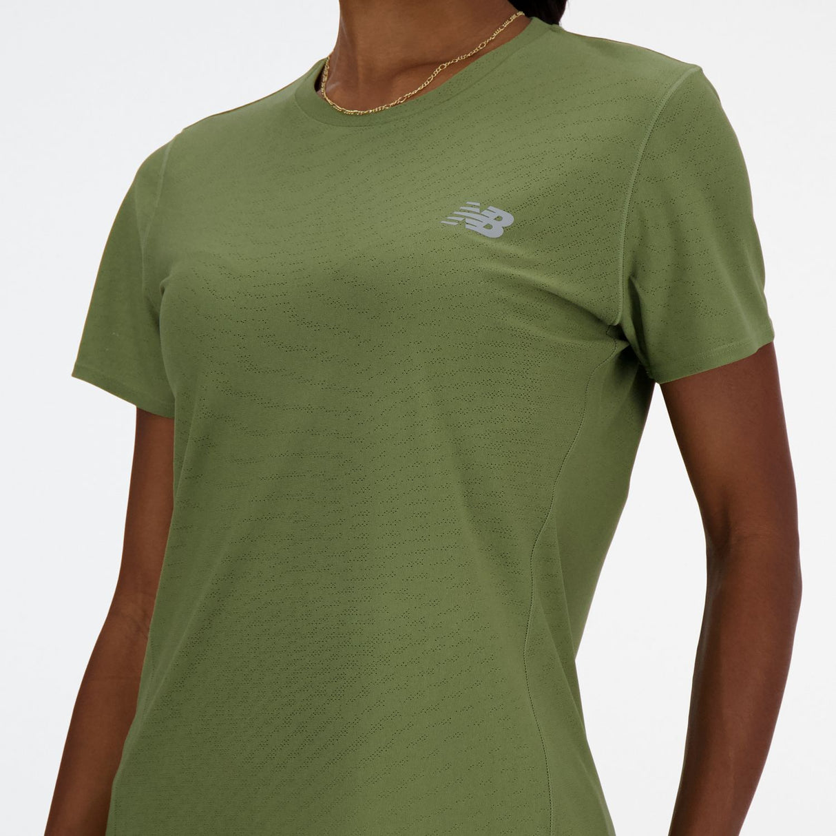 New Balance Women's Jacquard Slim T-Shirt-6
