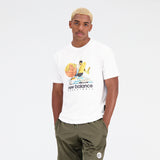 New Balance Men's Hoops Cotton Jersey Short Sleeve T-shirt-1