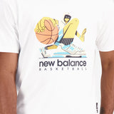 New Balance Men's Hoops Cotton Jersey Short Sleeve T-shirt-5