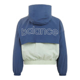New Balance Girls' Athletics Woven Mesh Lined Wind Cheater Jacket-2