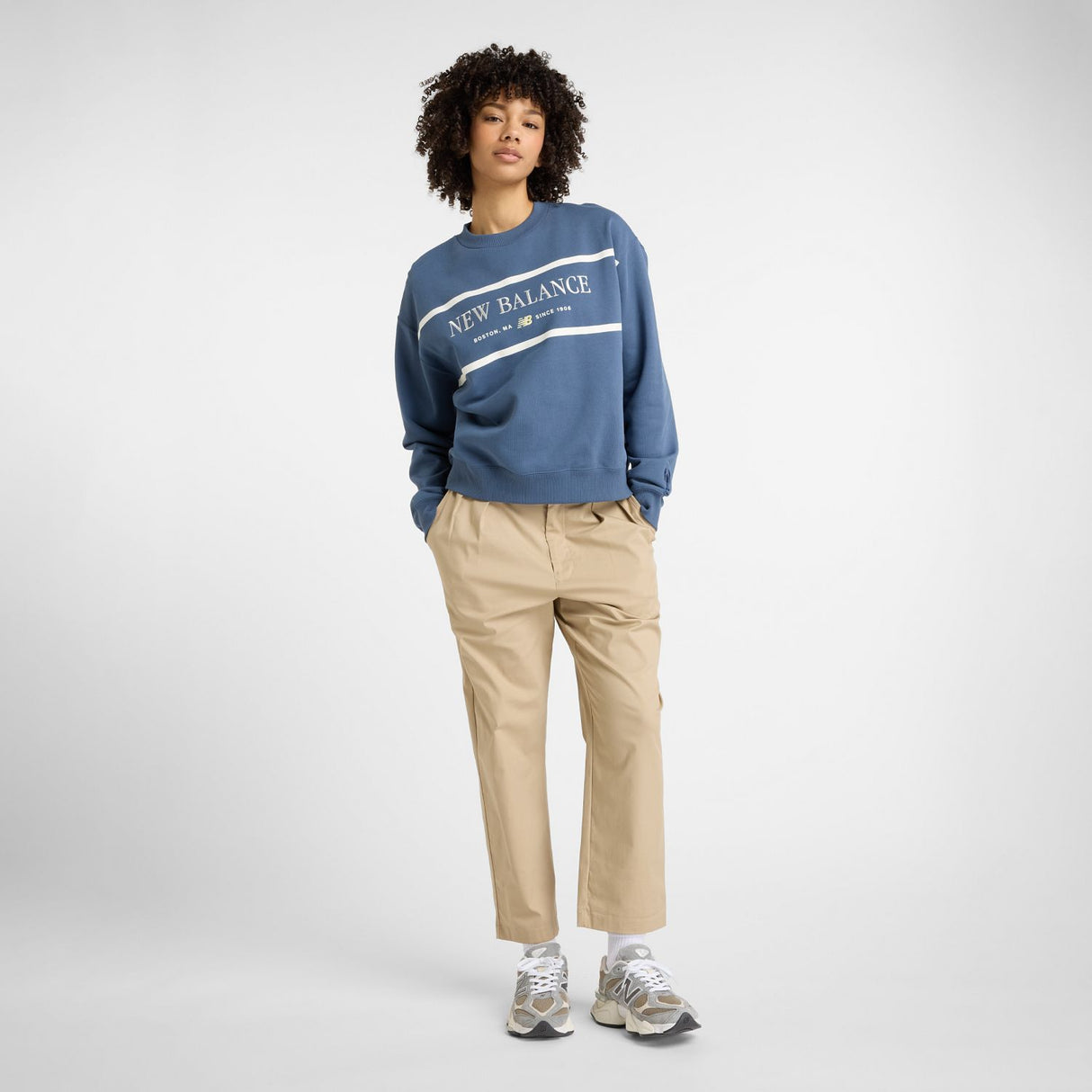 New Balance Women's Athletics Nautical Lobster Crew-1