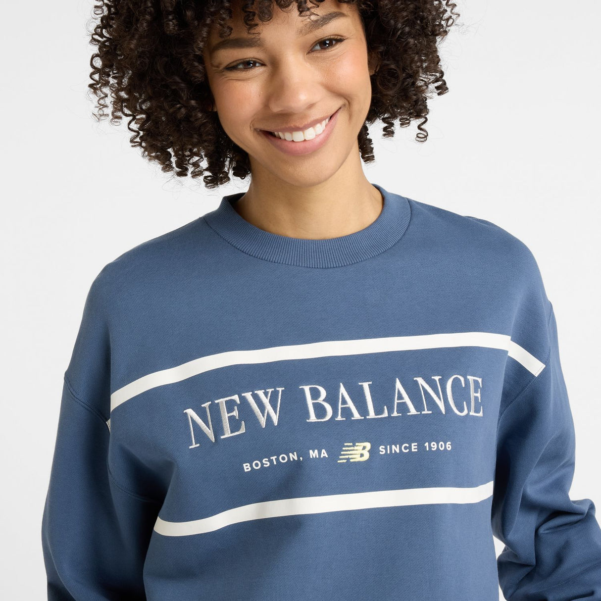New Balance Women's Athletics Nautical Lobster Crew-6
