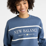 New Balance Women's Athletics Nautical Lobster Crew-6