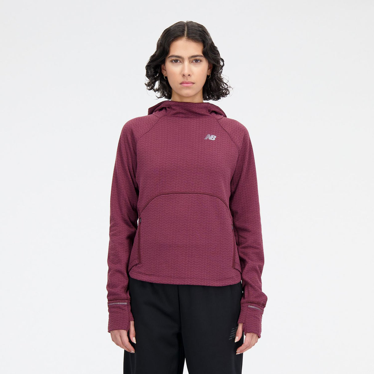 New Balance Women's Heat Grid Hoodie Pullover-1