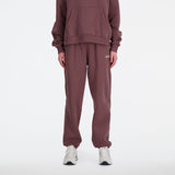 New Balance Women's Linear Heritage Brushed Back Fleece Sweatpants-3