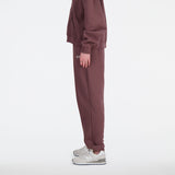 New Balance Women's Linear Heritage Brushed Back Fleece Sweatpants-4